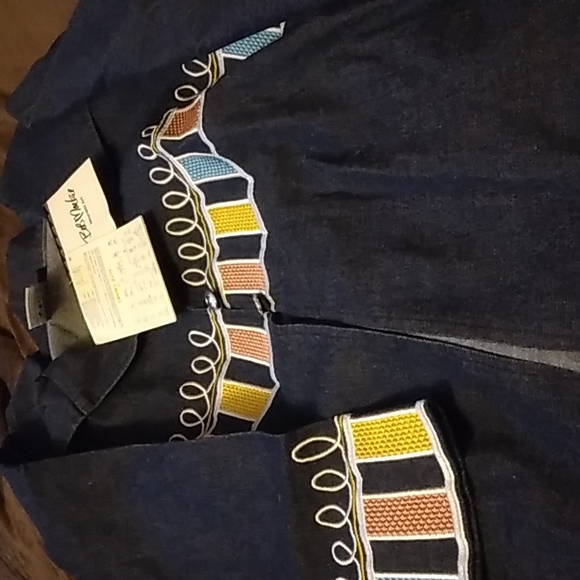 Bob Mackie wearable art jacket - Picture 2 of 7